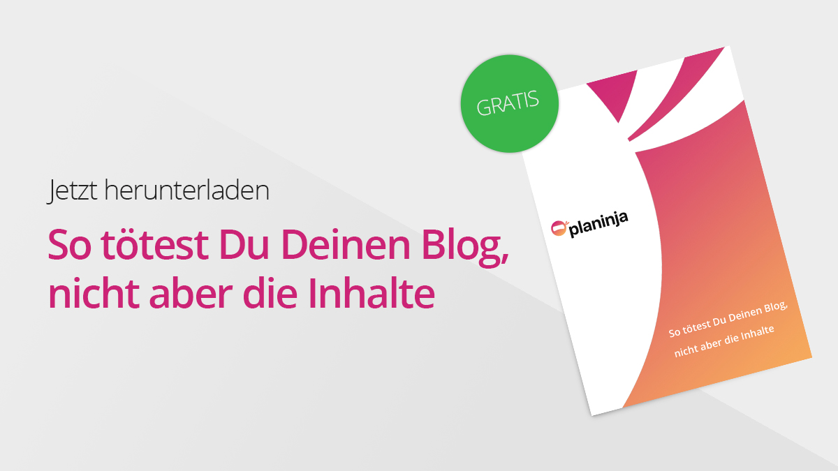 Content Marketing ≠ Blog!