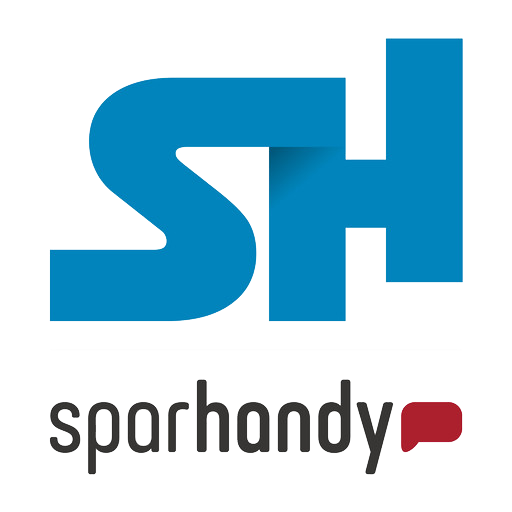 Logo von sparhandy.de mit der SH Telekommunikation Deutschland GmbH